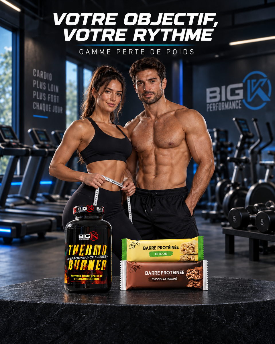 Gamme perte de poids Big K Performance — Thermo Burner et barres protéinées